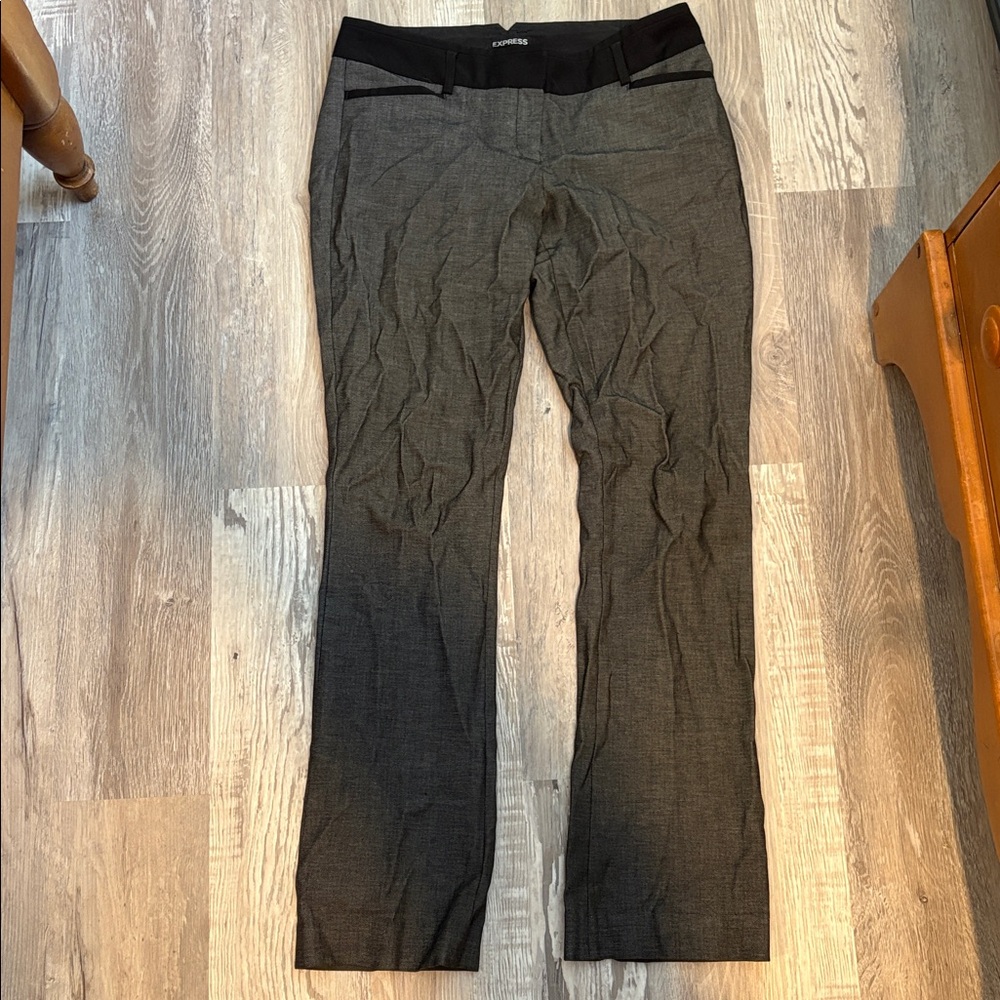 Express Grey Houndstooth Pants